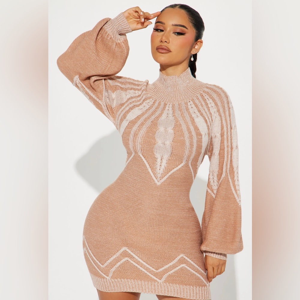 Sweater mini dress